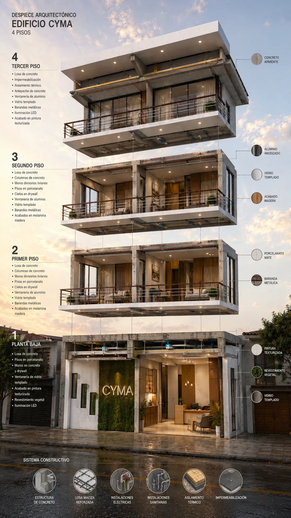 Edificio CYMA — Uso mixto — comercial y residencial multifamiliar — Colombia (imagen 3 de 4)