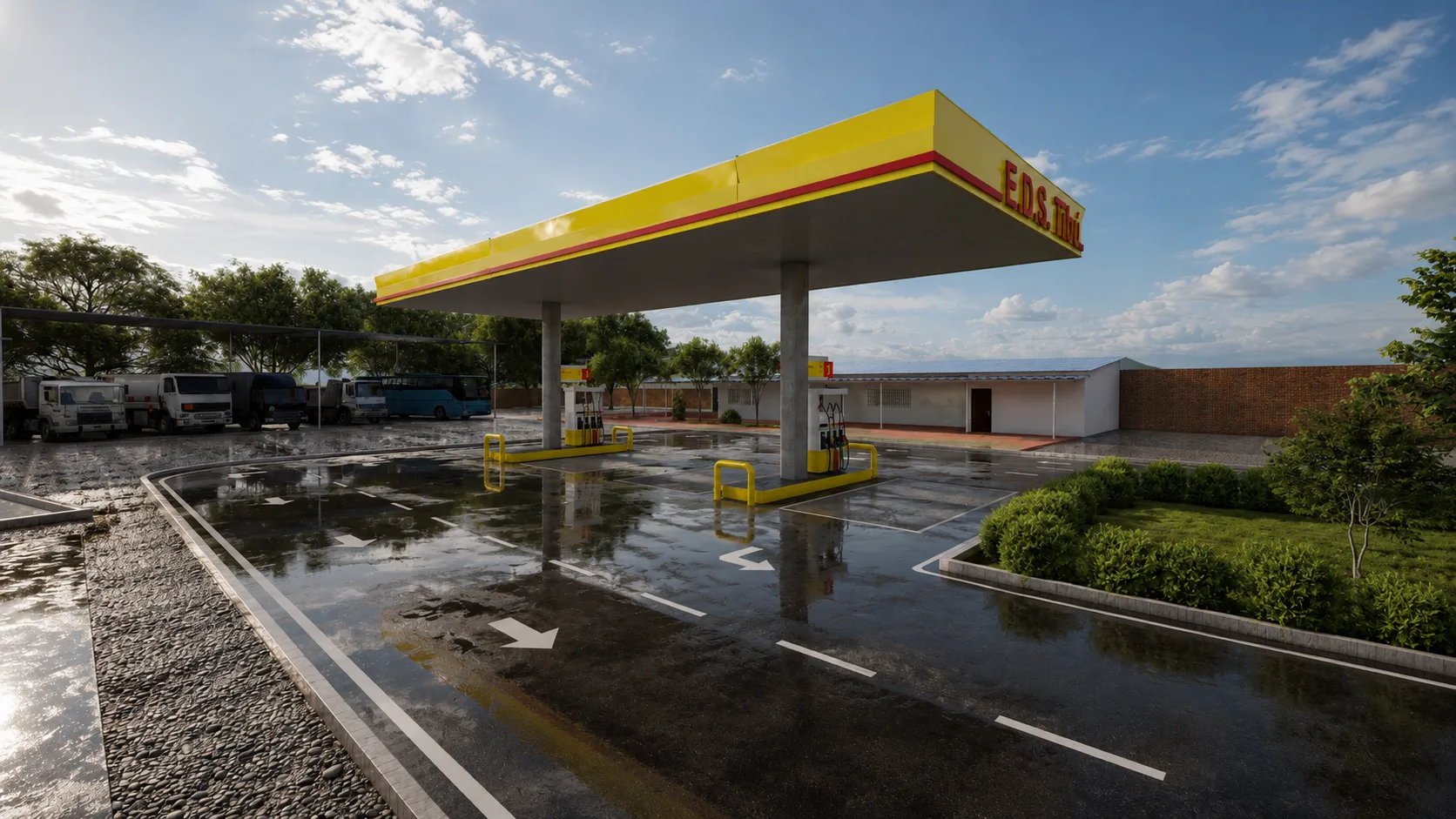 Estación de Servicio — Infraestructura — EDS — Barrio Santander, Tibú, Norte de Santander (imagen 3 de 4)