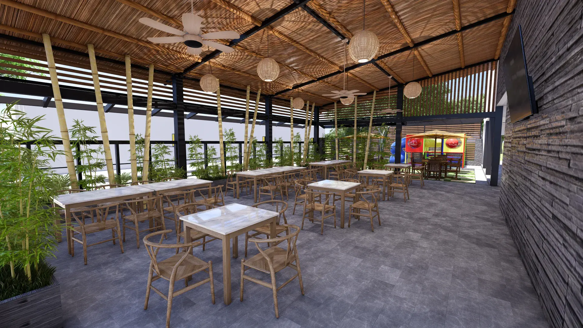 Restaurante Rancho Texas — Arquitectura comercial — restaurante temático — Colombia (imagen 7 de 8)